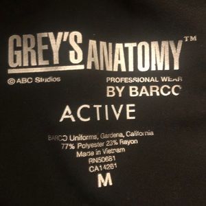 Greys Anatomy Active Scrubs